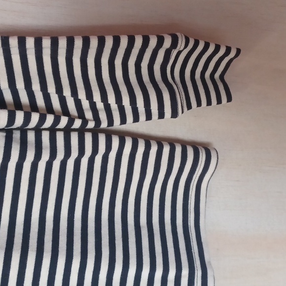 Lauren Ralph Lauren Striped Turtleneck, Embroidered Crest Size P/P Vintage - Picture 7 of 11